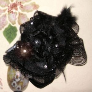 Fascinator Starry Fay- Headband Half Hat